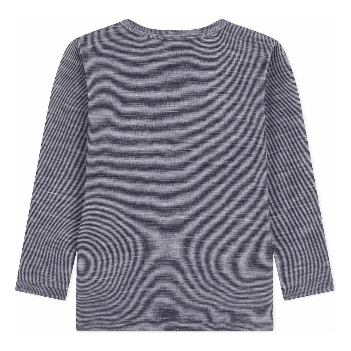 Petit Bateau - Striped Wool T-Shirt | Navy