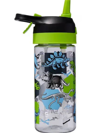 Smiggle - Hali Junior Su Püskürtmeli Otomatik Pipetli 440ML Suluk-Dinossi