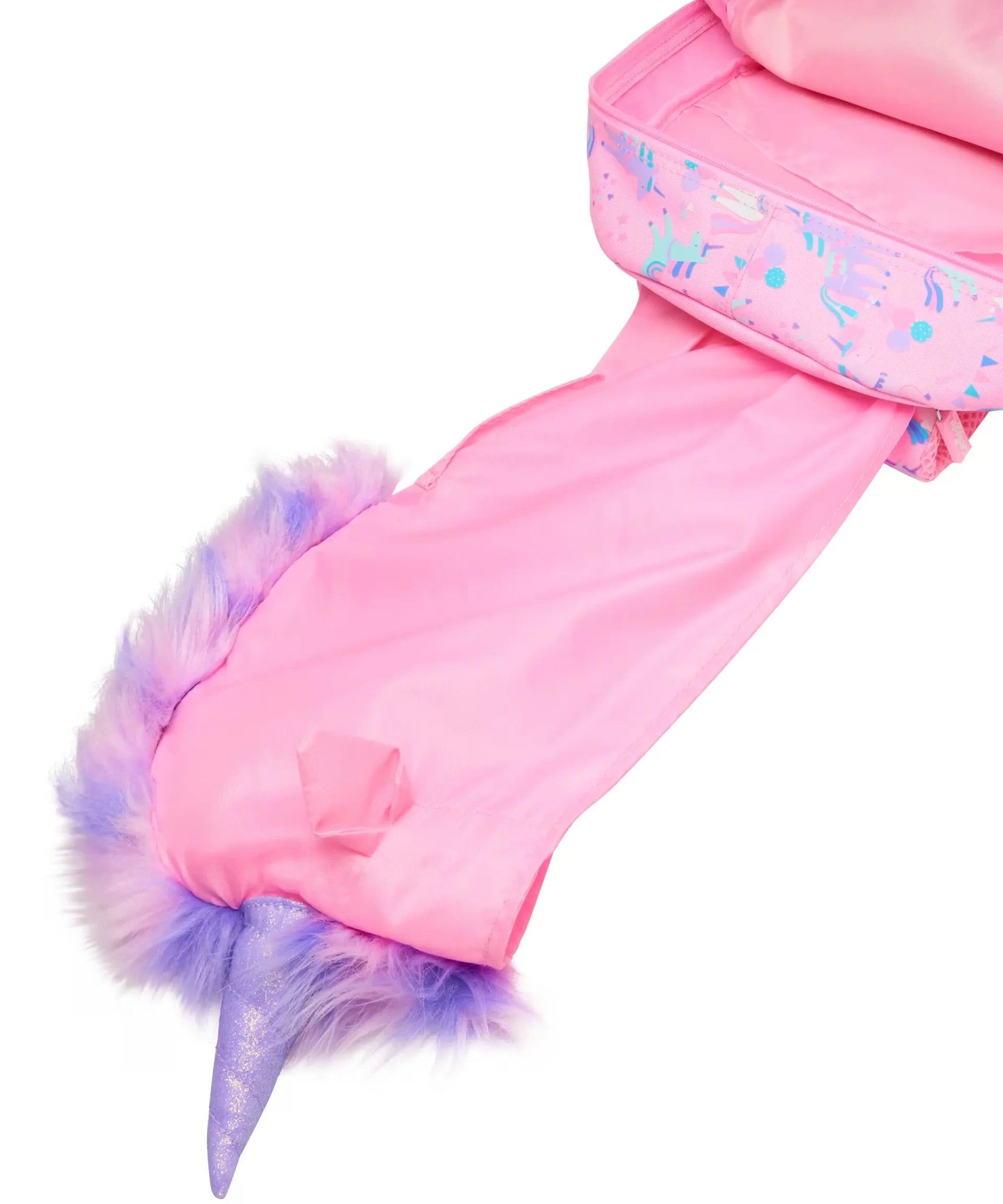 Smiggle - Glide Junior Kapşonlu Sırt Çantası-Dinossi