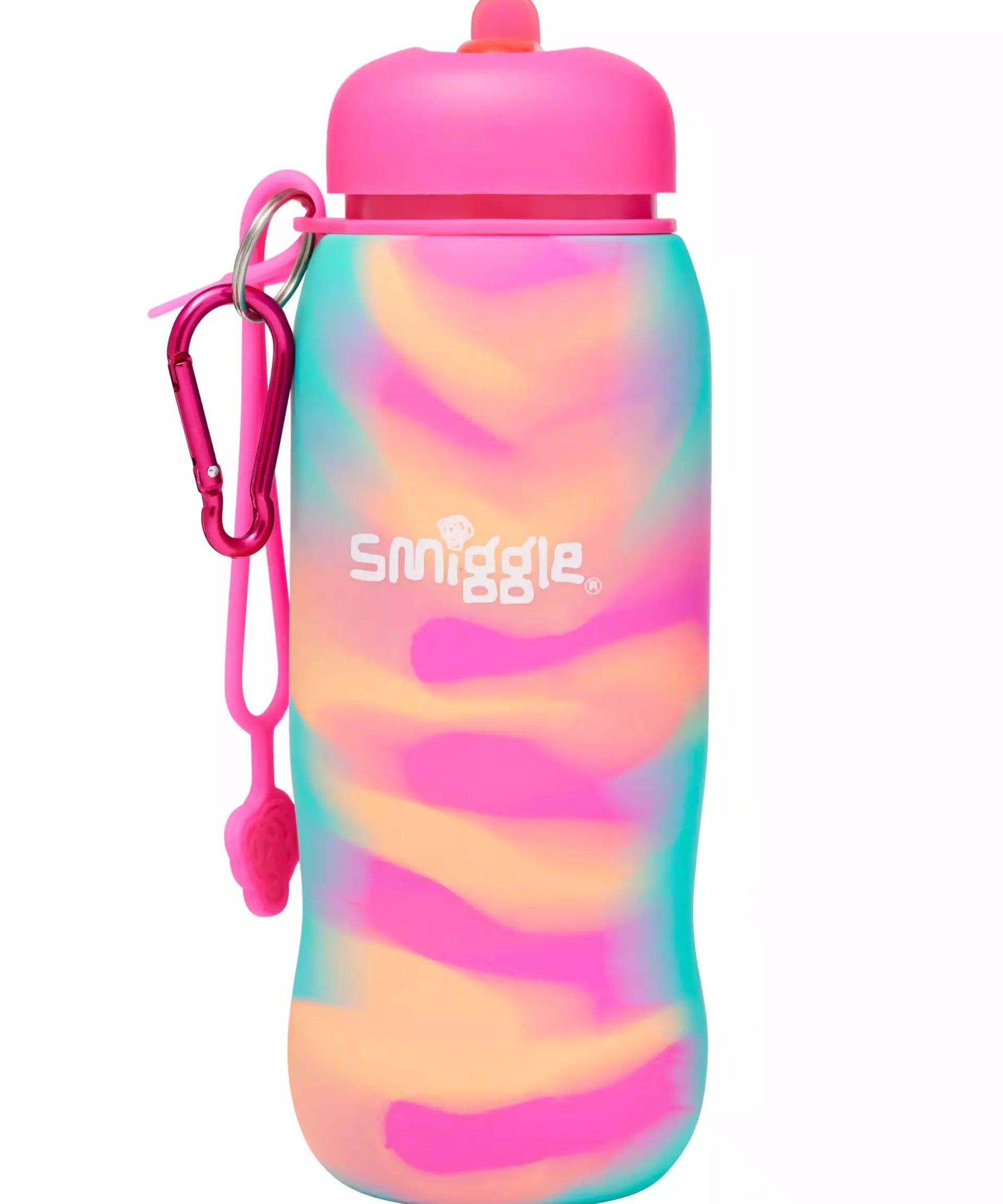 Smiggle – Vivid Katlanabilir Pipetli 630ML Suluk-Dinossi