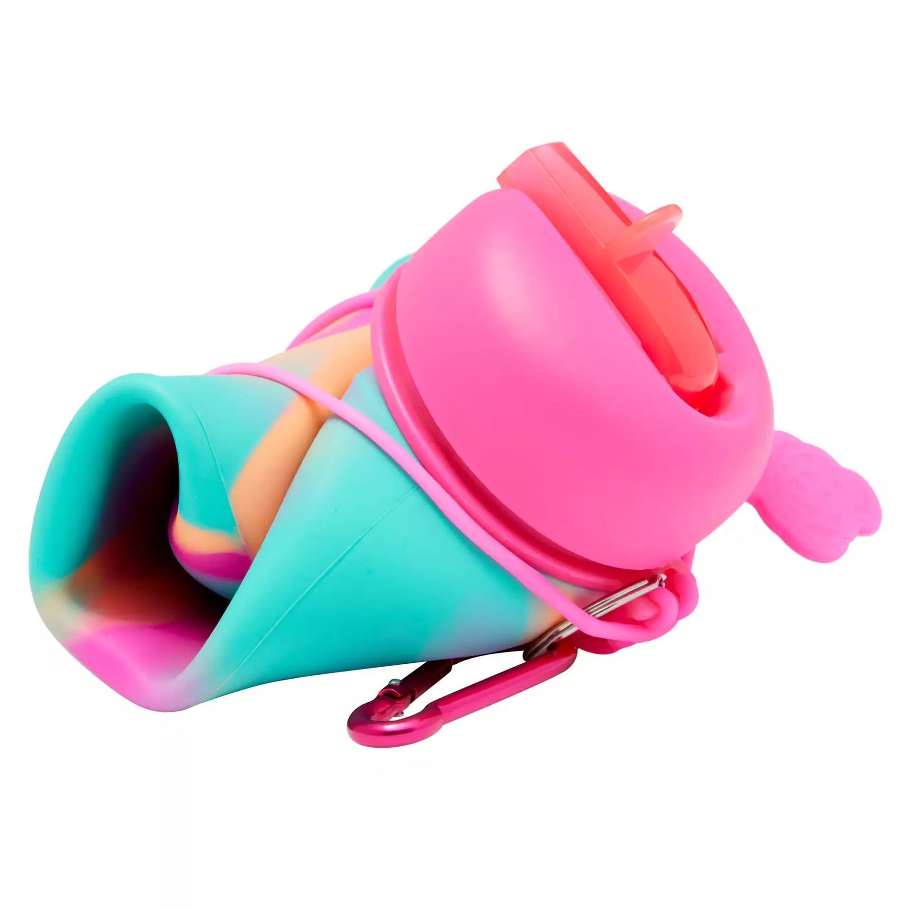 Smiggle – Vivid Katlanabilir Pipetli 630ML Suluk-Dinossi