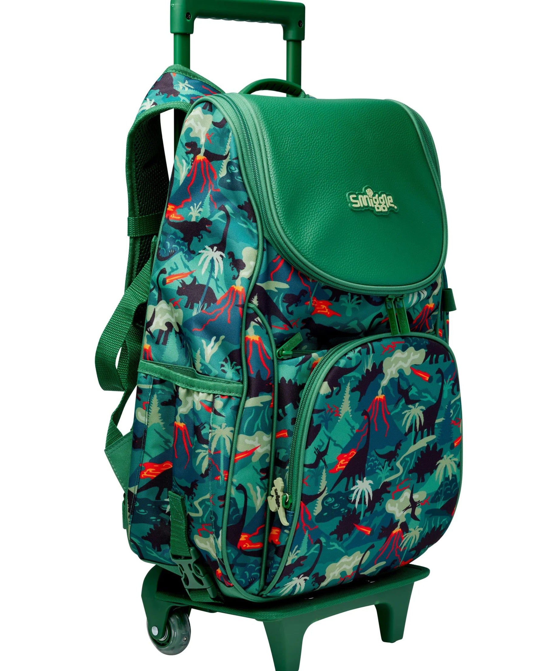 Smiggle - Vivid Çekçekli Sırt Çantası-Dinossi