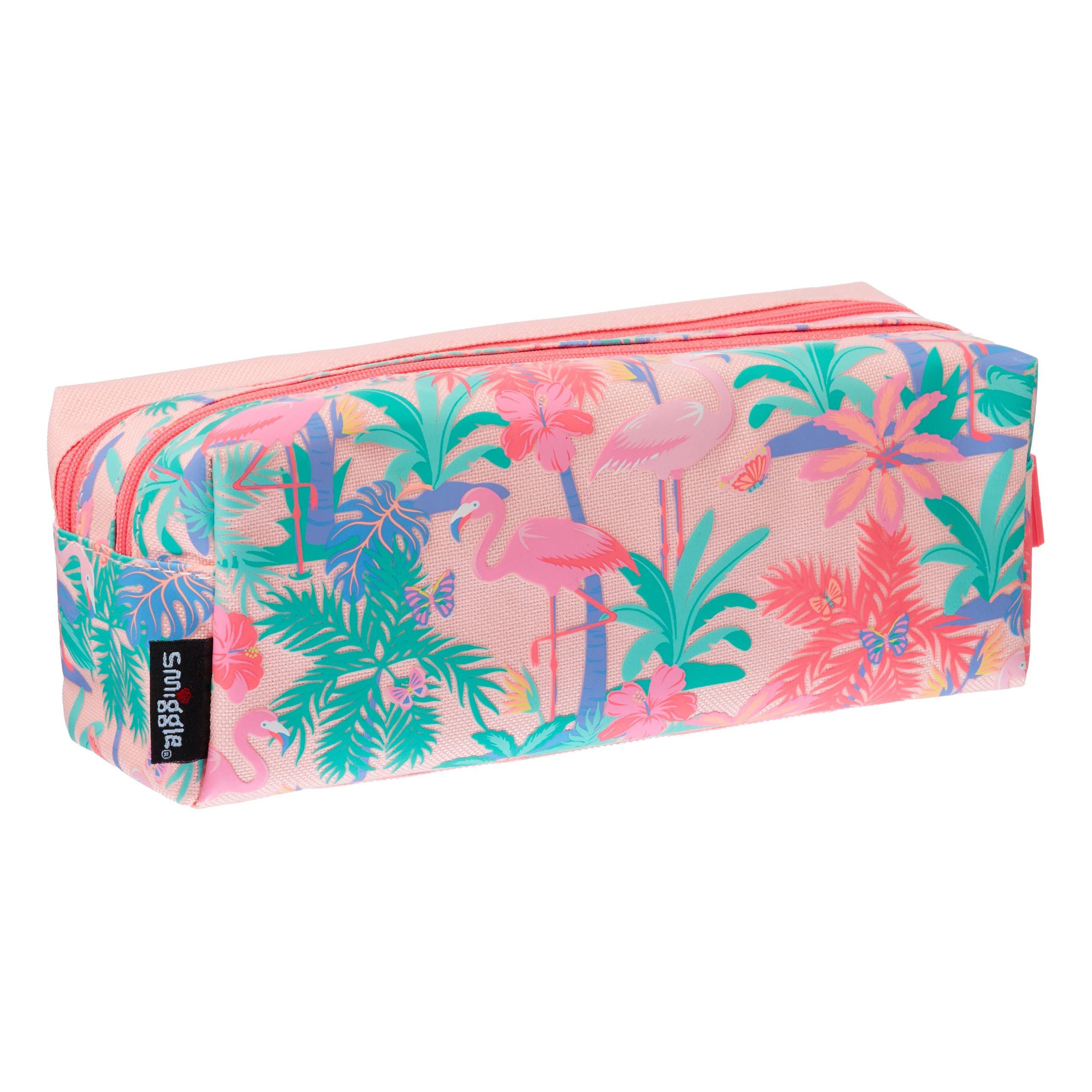 Smiggle - Neat İki Gözlü Kalem Kutusu-Dinossi