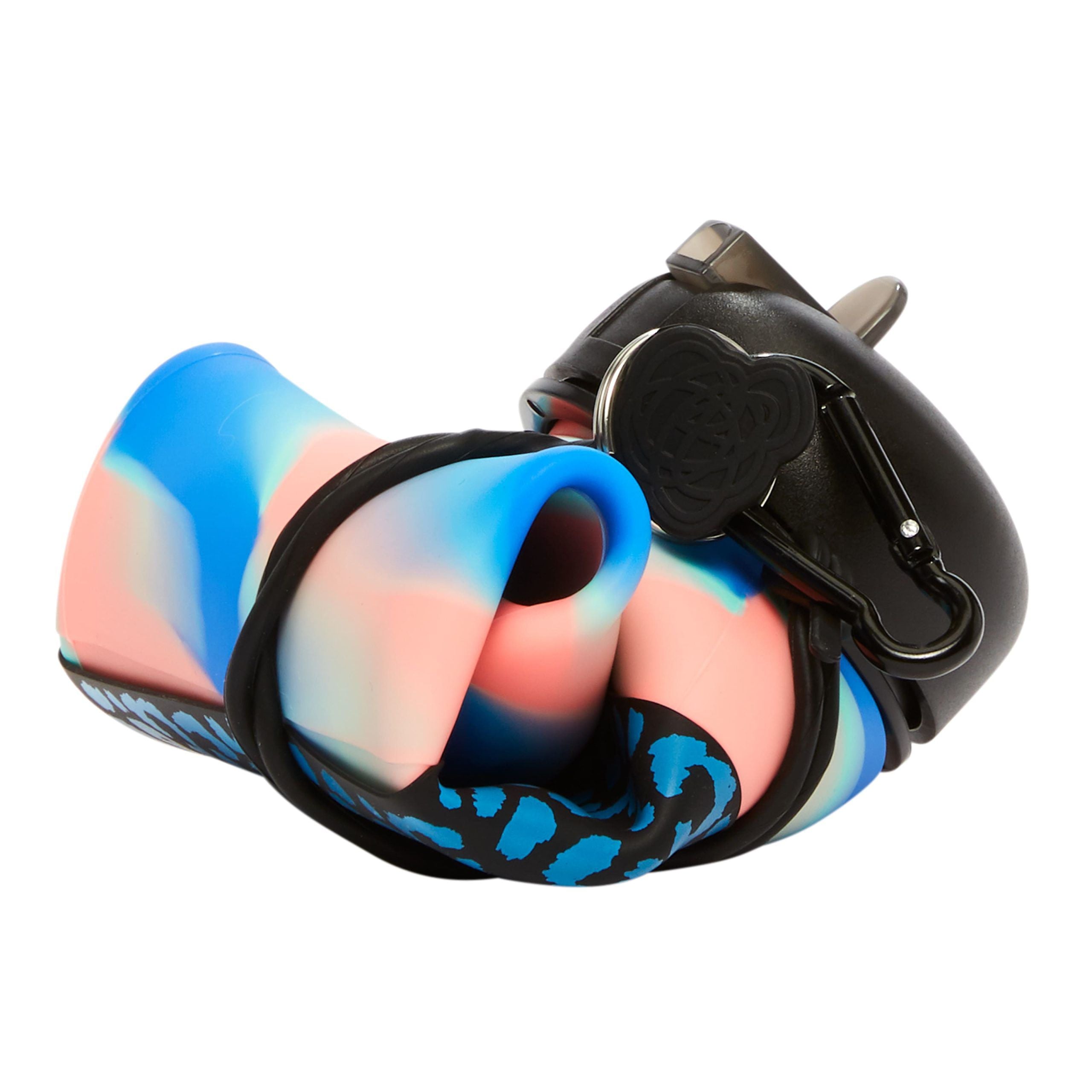 Smiggle - Illusion Roll Silikon Katlanabilir Pipetli 600ML BPA İçermeyen Suluk-Dinossi