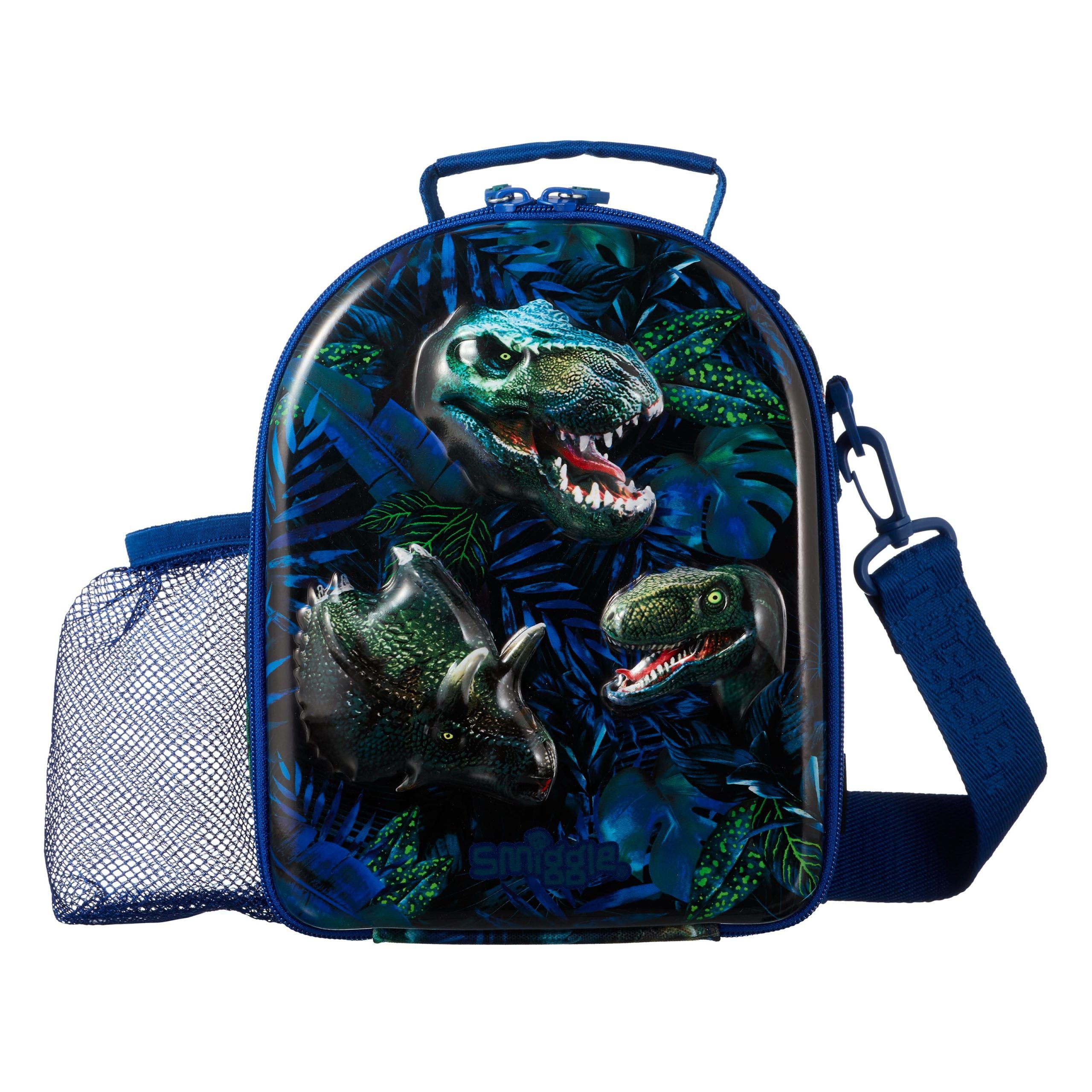 Smiggle - Galaxy Sert Kapaklı Beslenme Çantası-Dinossi