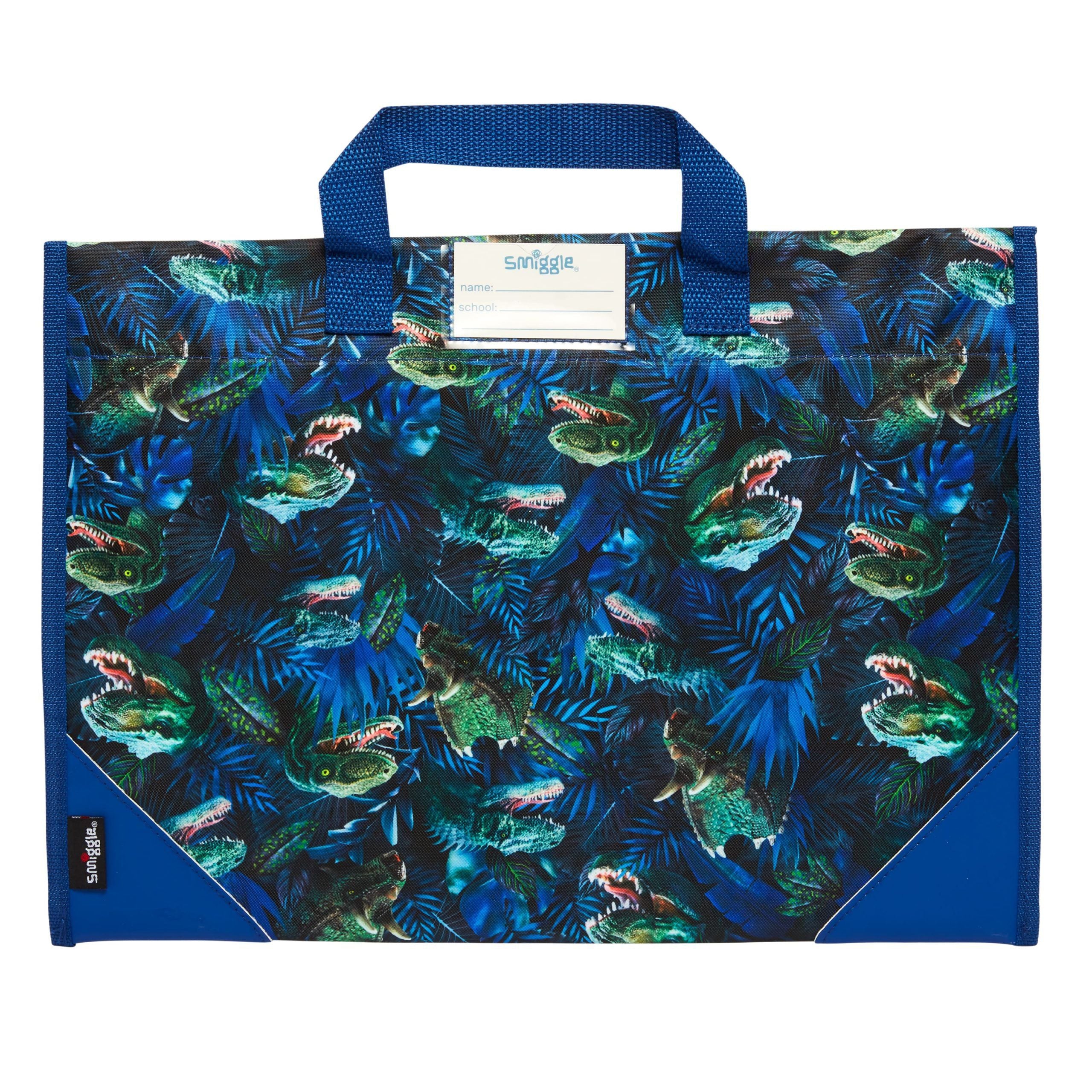 Smiggle - Galaxy Dosya ve Ödev Taşıma Çantası-Dinossi