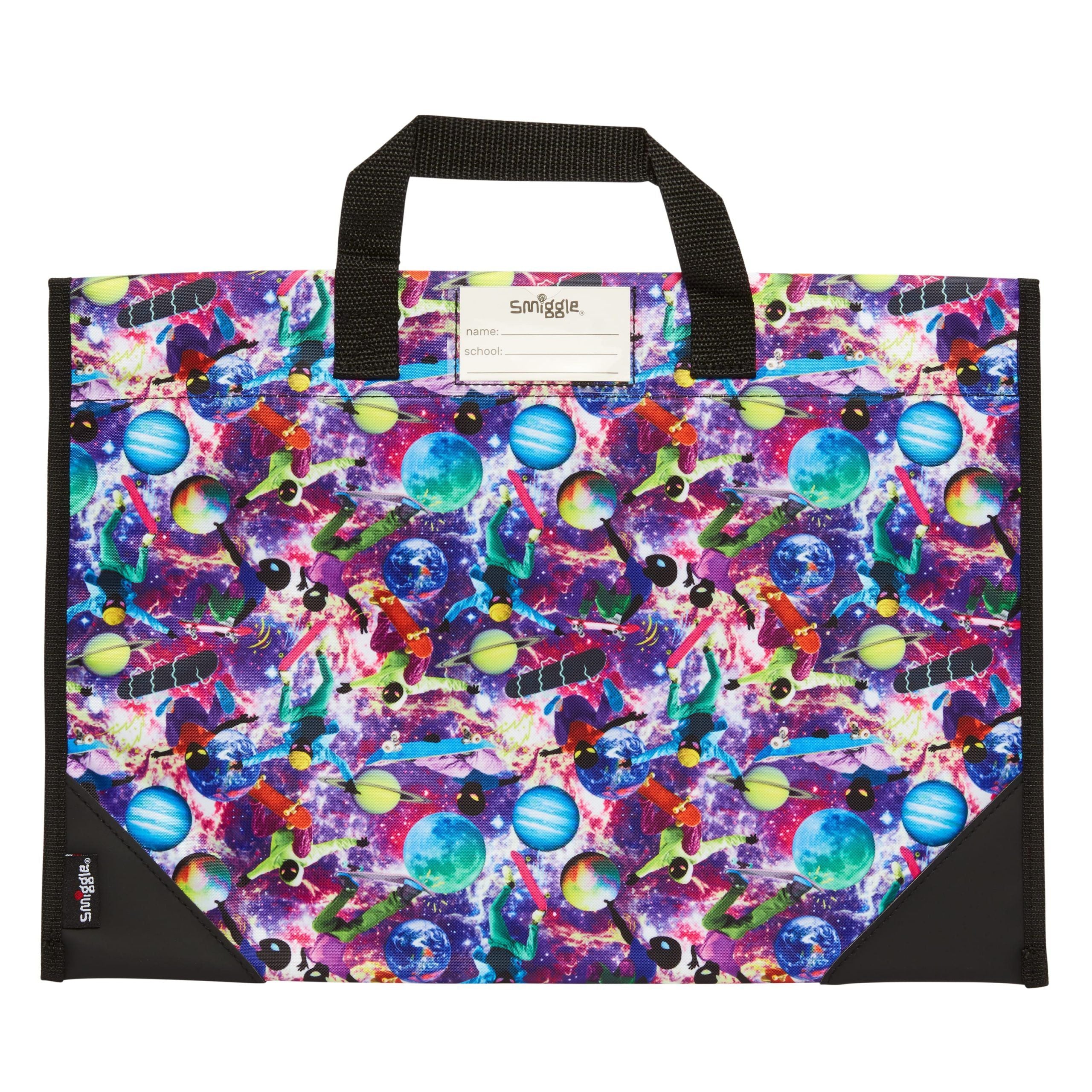 Smiggle - Galaxy Dosya ve Ödev Taşıma Çantası-Dinossi