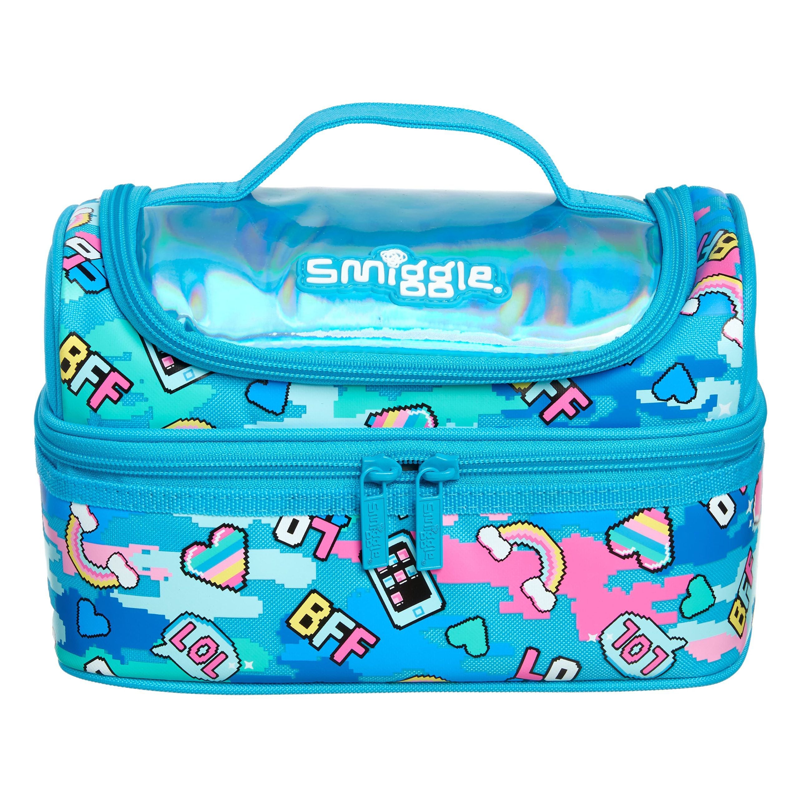 Smiggle - Hide Çift Katlı Beslenme Çantası-Dinossi