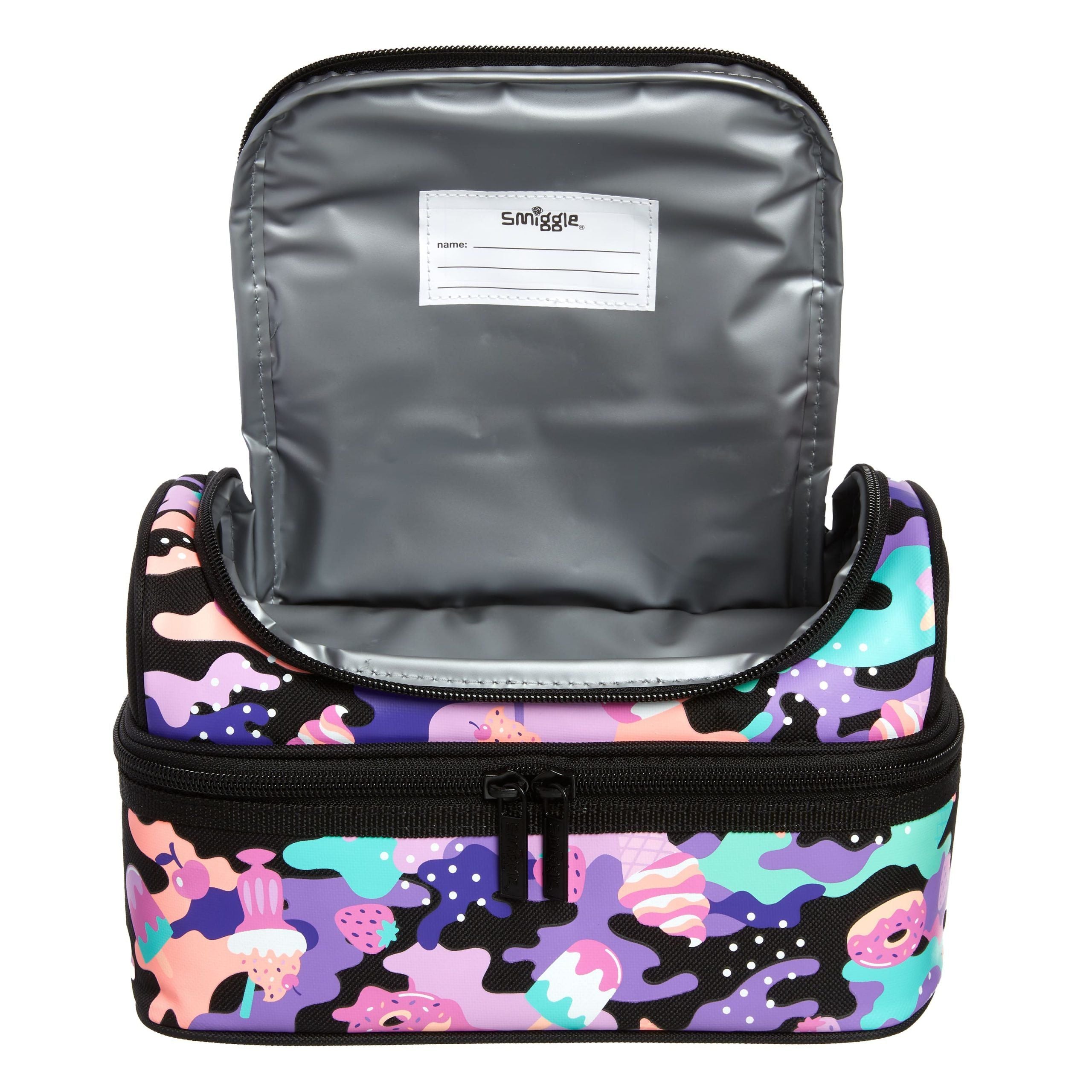 Smiggle - Hide Çift Katlı Beslenme Çantası-Dinossi