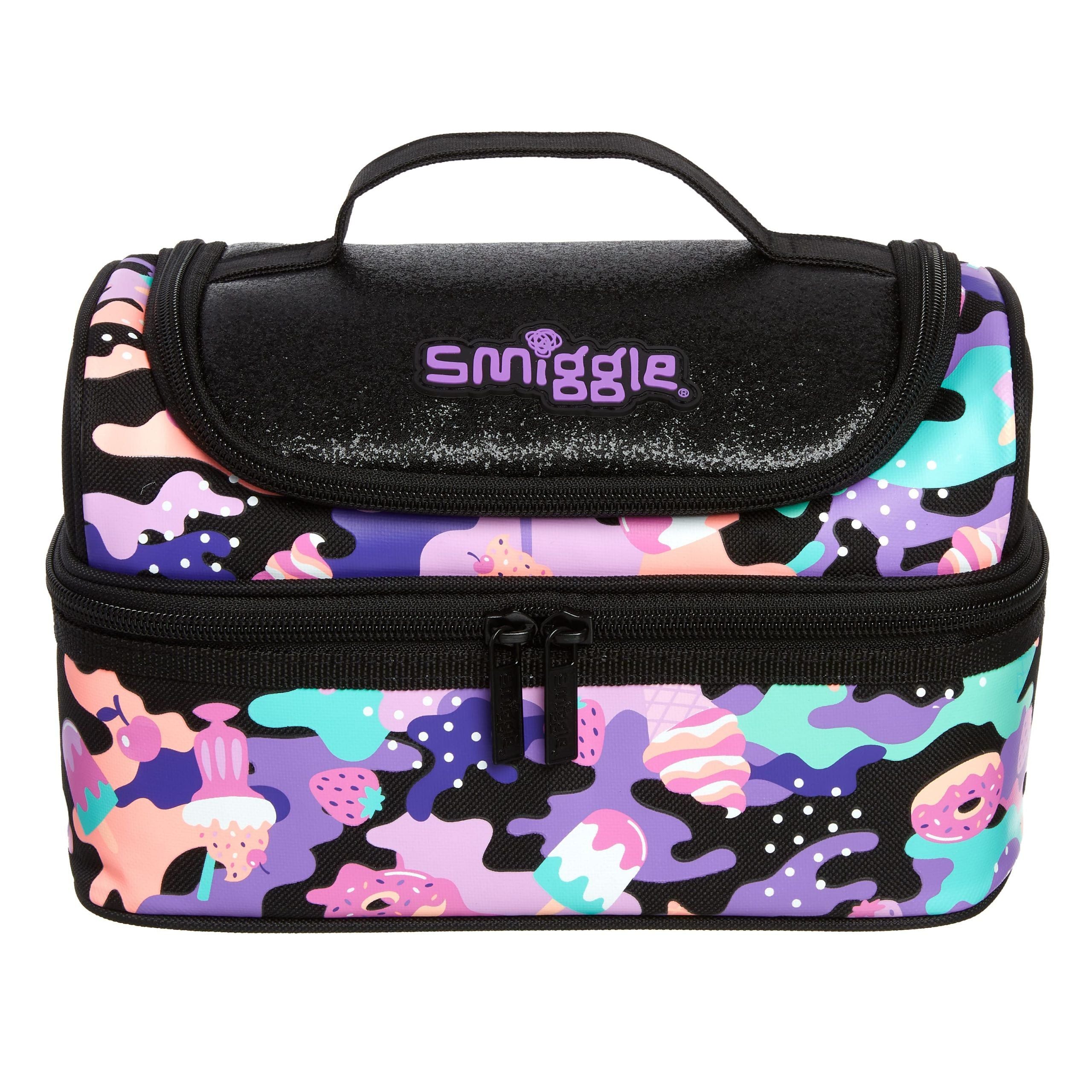 Smiggle - Hide Çift Katlı Beslenme Çantası-Dinossi