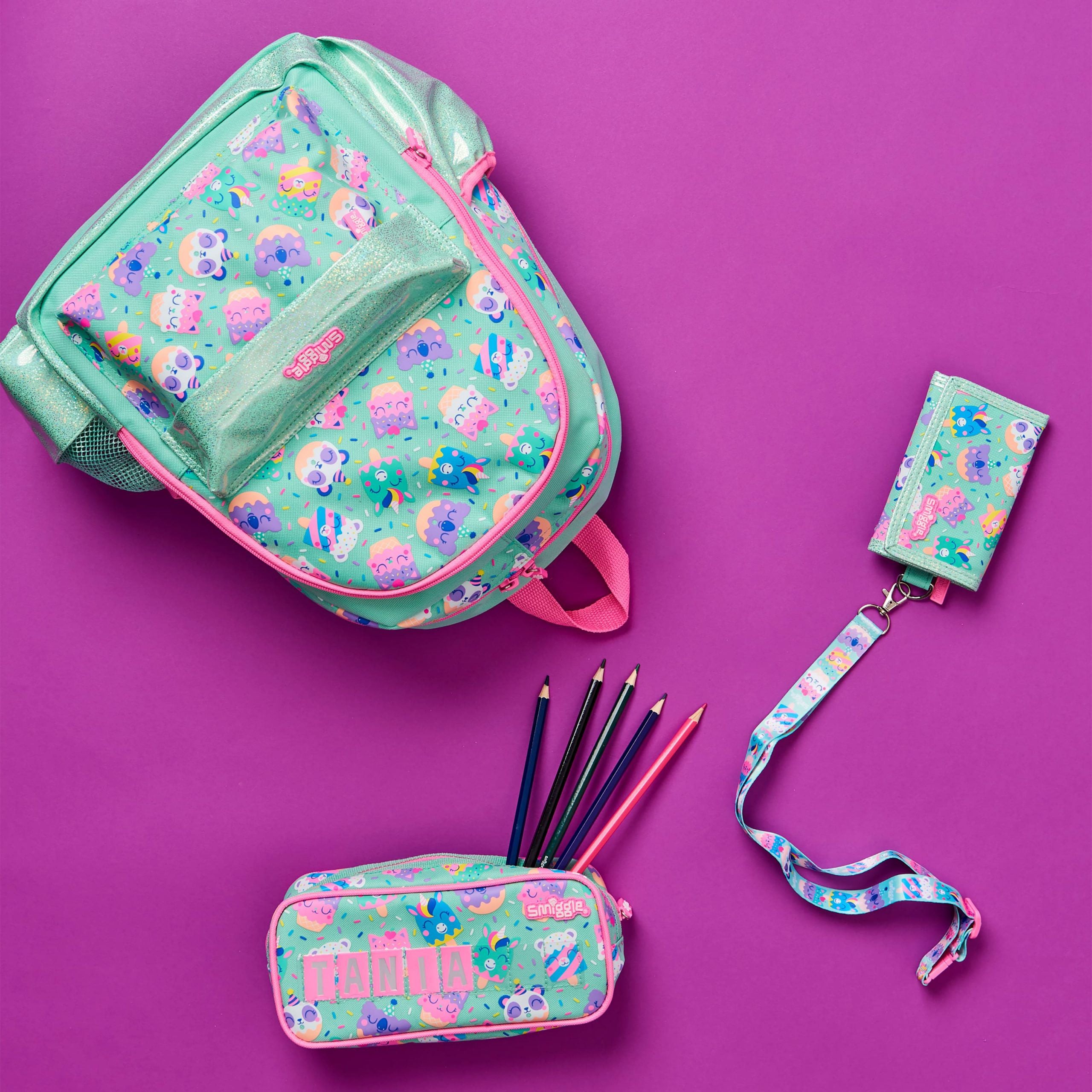 Smiggle - Cloud Nine Junior İsimlikli Cruiser Kalem Kutusu-Dinossi