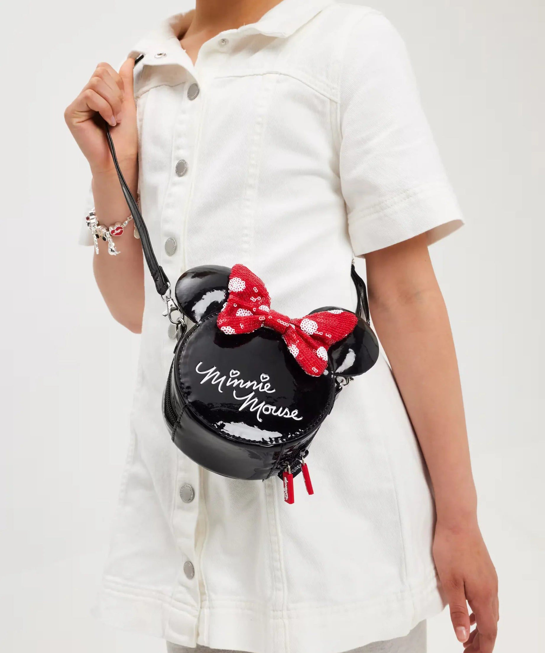 Smiggle - Minnie Mouse Omuz Çantası-Dinossi