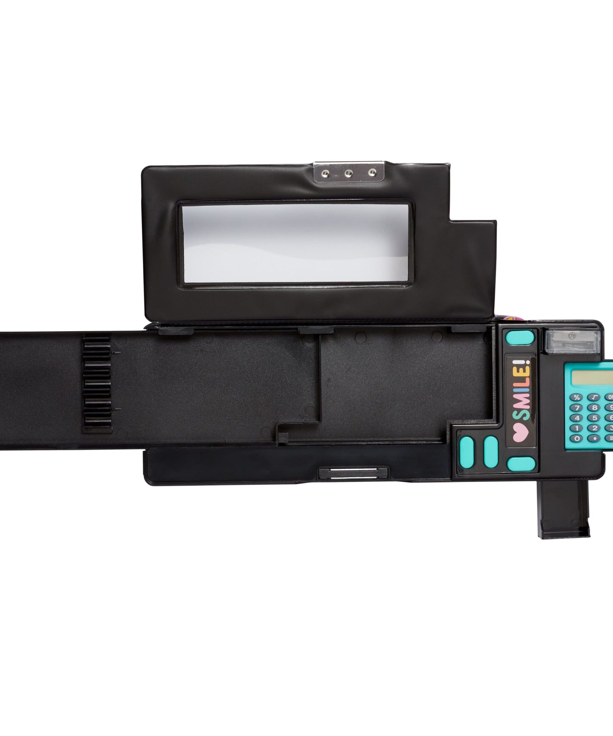 Smiggle - Bright Side Hesap Makineli Otomatik Kalem Kutusu-Dinossi