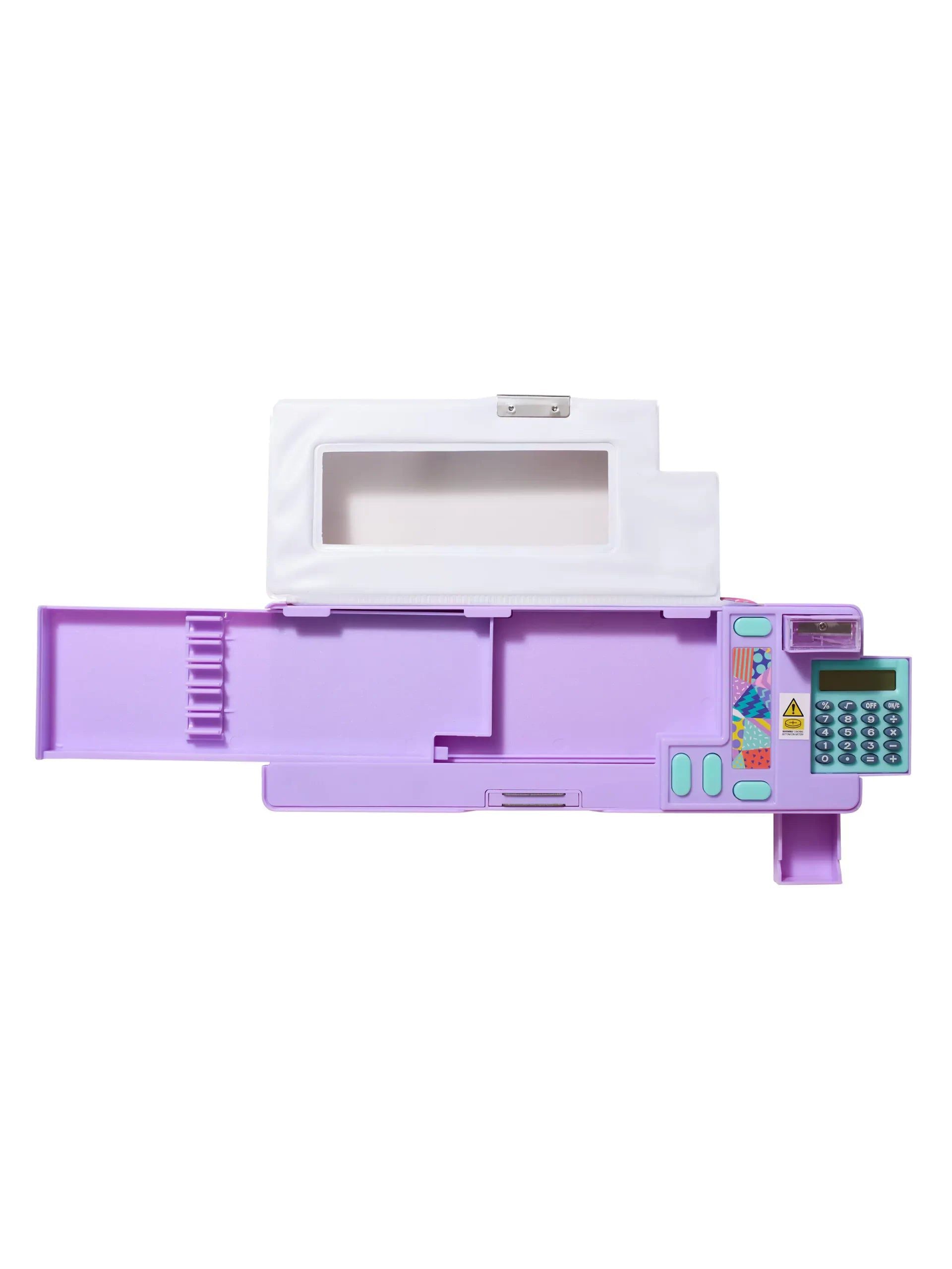 Smiggle - Away Hesap Makineli Otomatik Kalem Kutusu-Dinossi