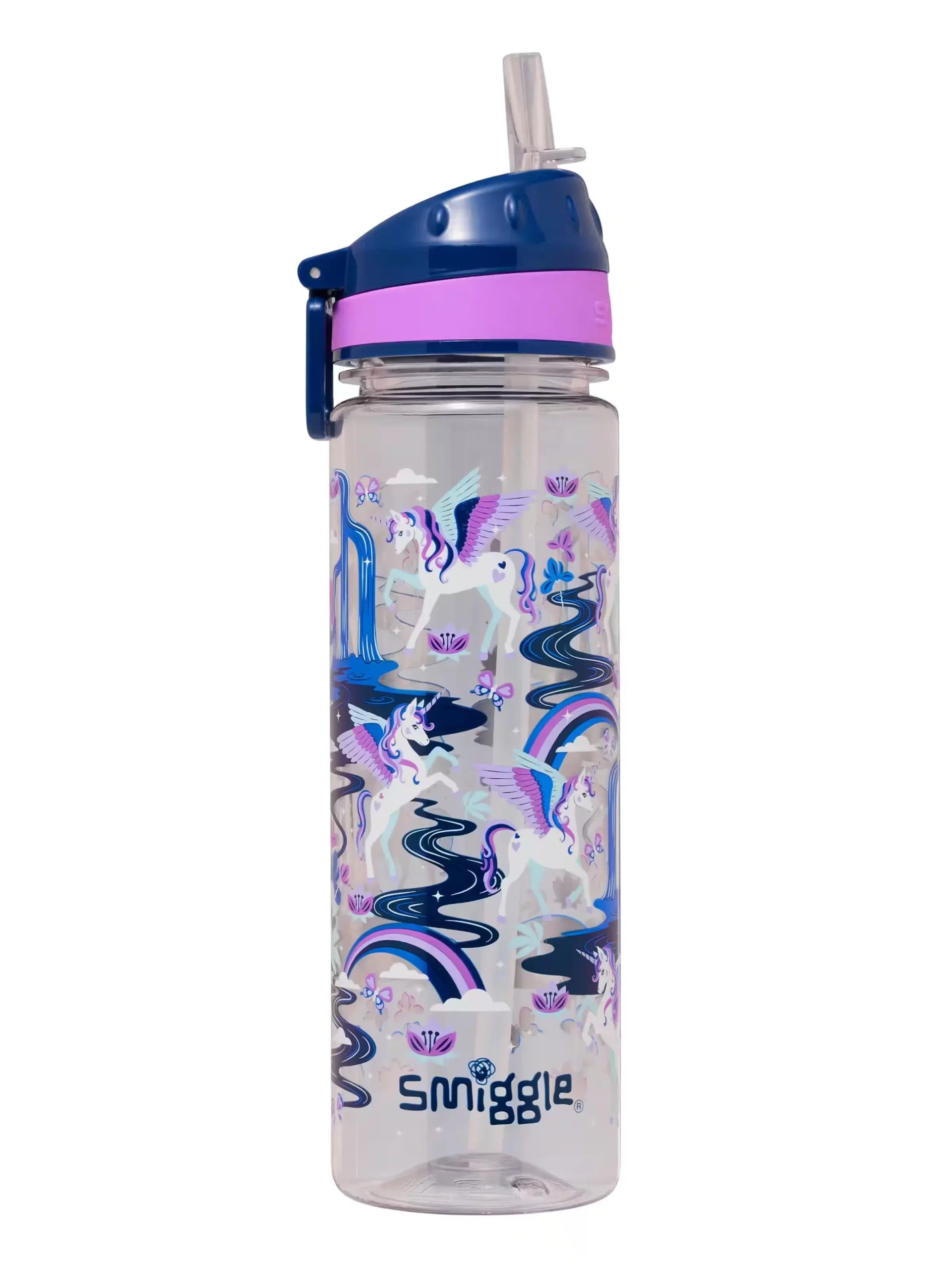 Smiggle - Away Drink Up Plastik İçecek Şişesi 650Ml-Dinossi