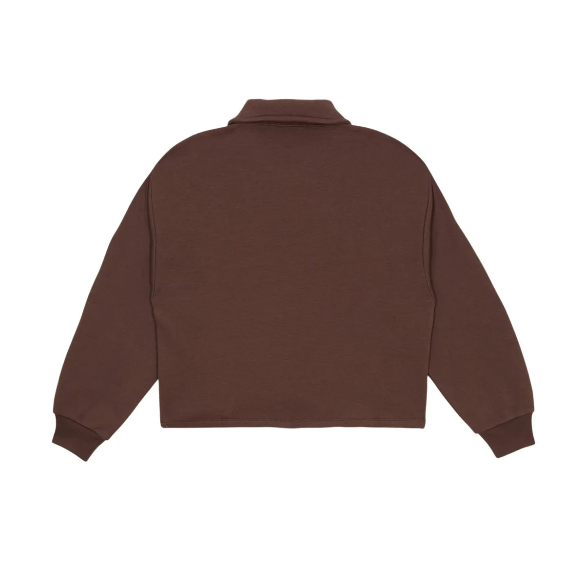 Finger in the nose - Brooklyn polo collar sweatshirt | Brown