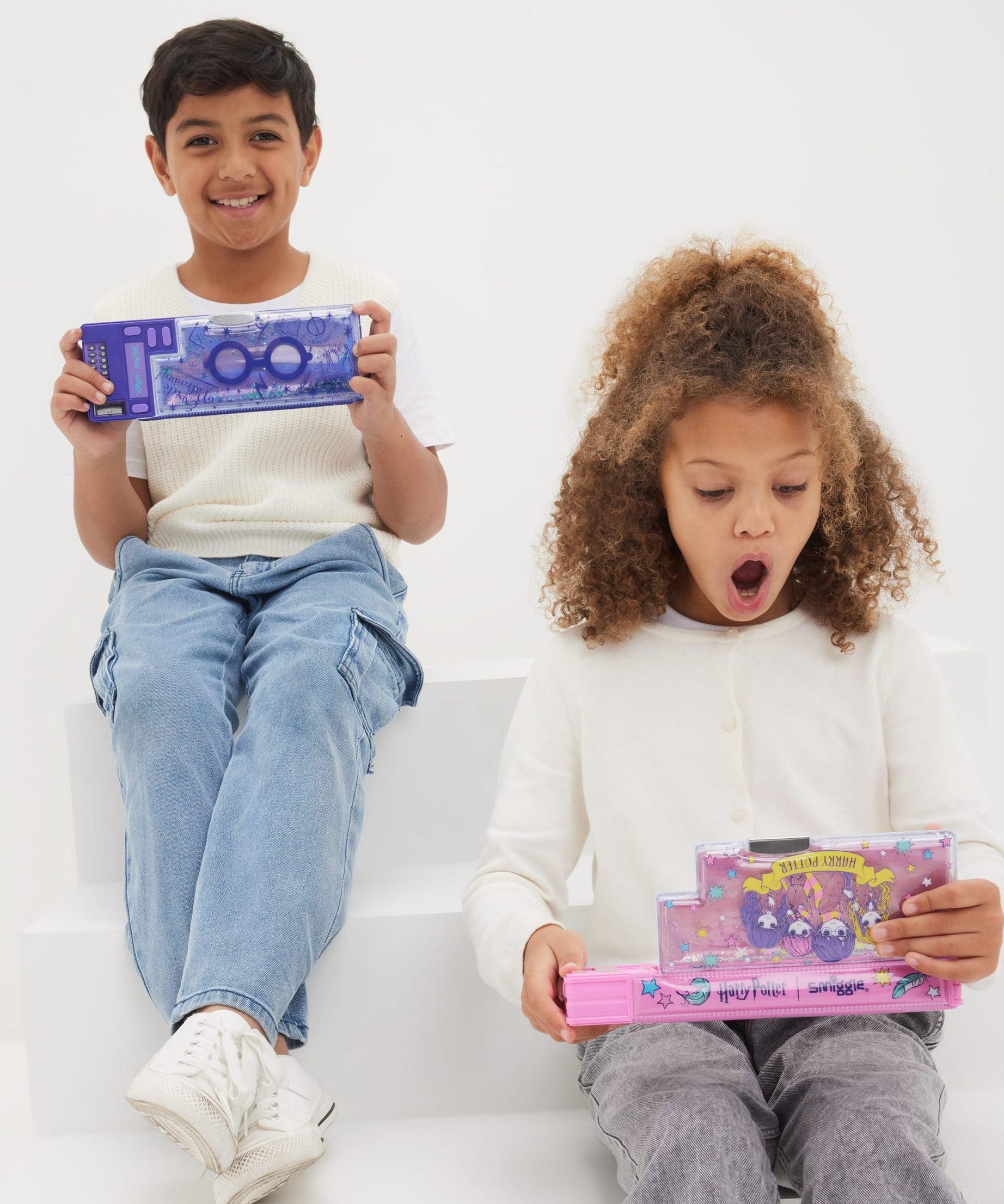 Smiggle - Harry Potter Hesap Makineli Otomatik Kalem Kutusu-Dinossi