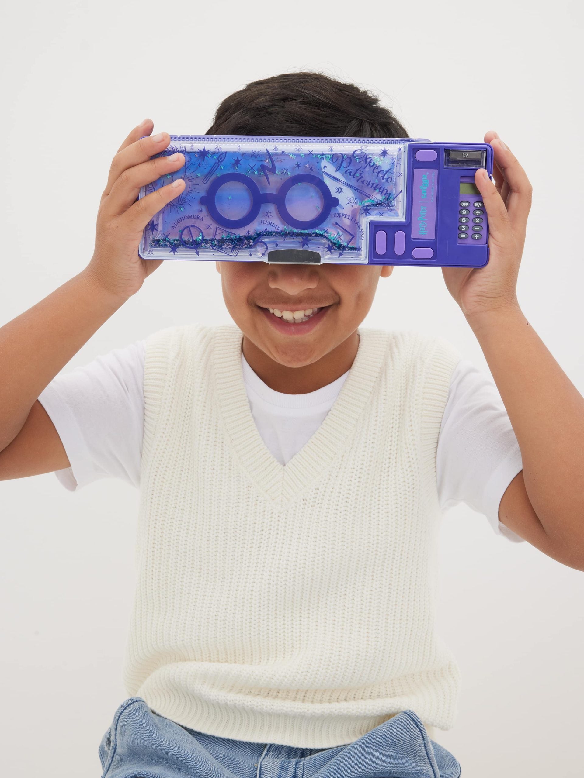 Smiggle - Harry Potter Hesap Makineli Otomatik Kalem Kutusu-Dinossi