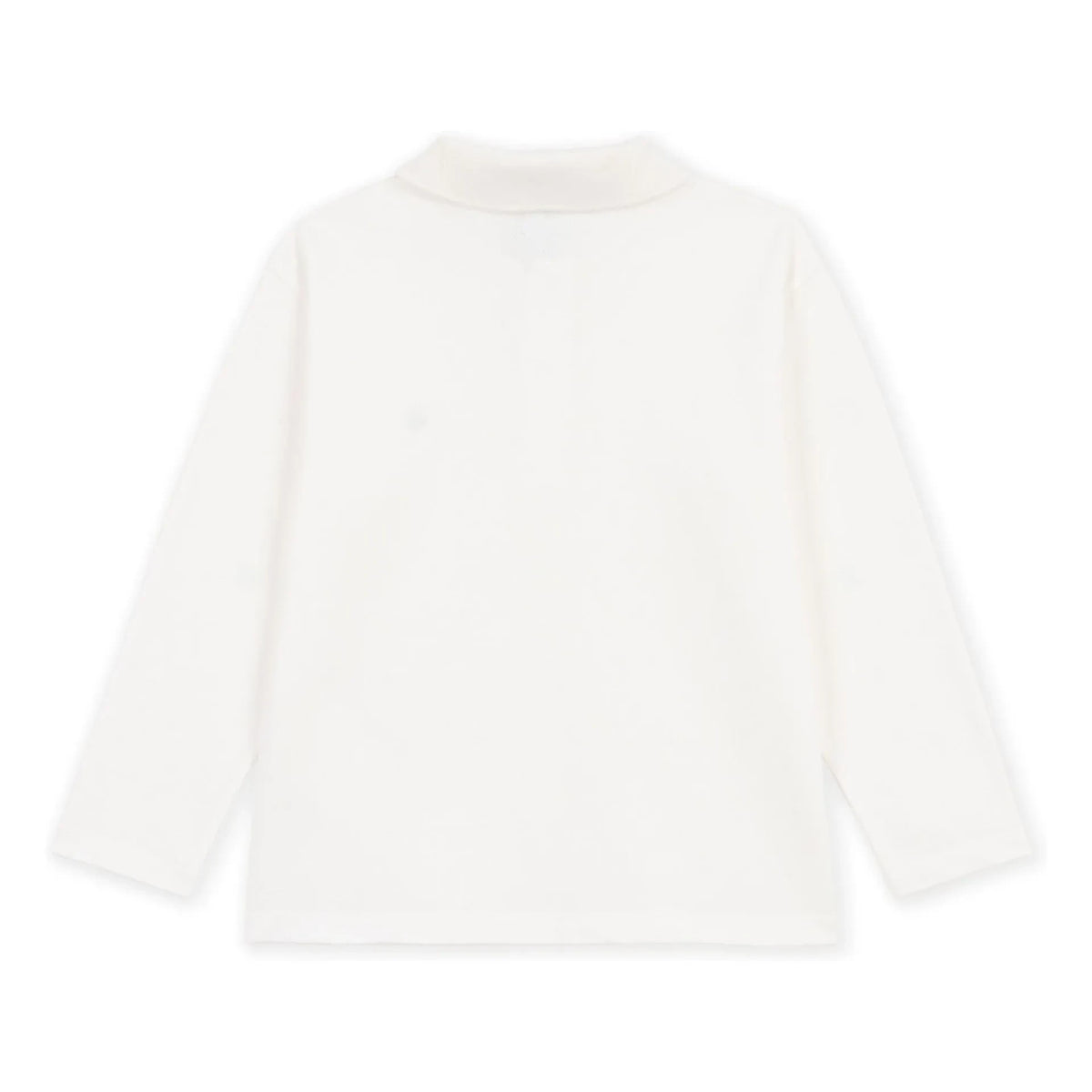 Petit Bateau - Organic cotton logo polo shirt | Ecru