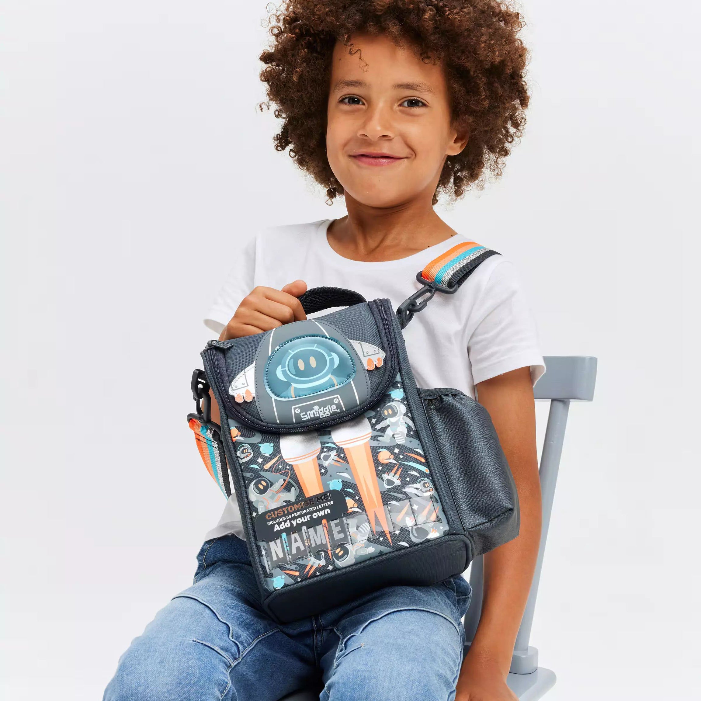 Smiggle -Blast Off Anaokulu Beslenme ve Gezi Çantası-Dinossi