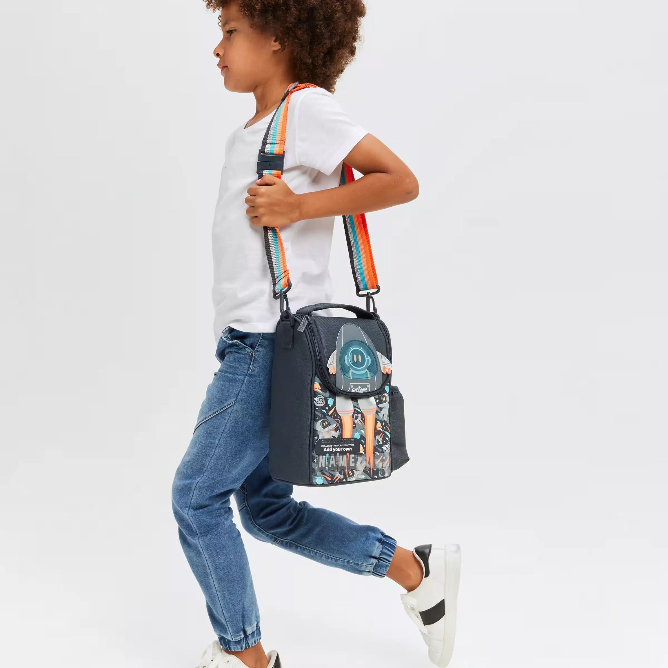 Smiggle -Blast Off Anaokulu Beslenme ve Gezi Çantası-Dinossi