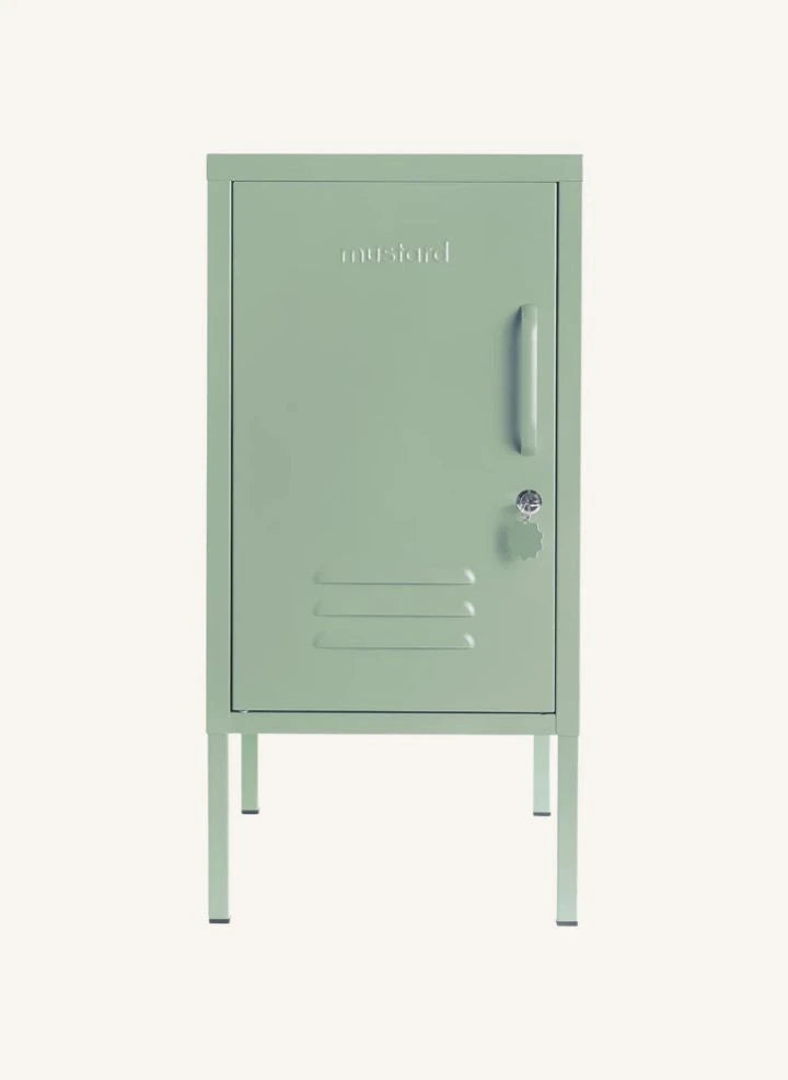 Mustard Made - Short Metal Nightstand | Sage