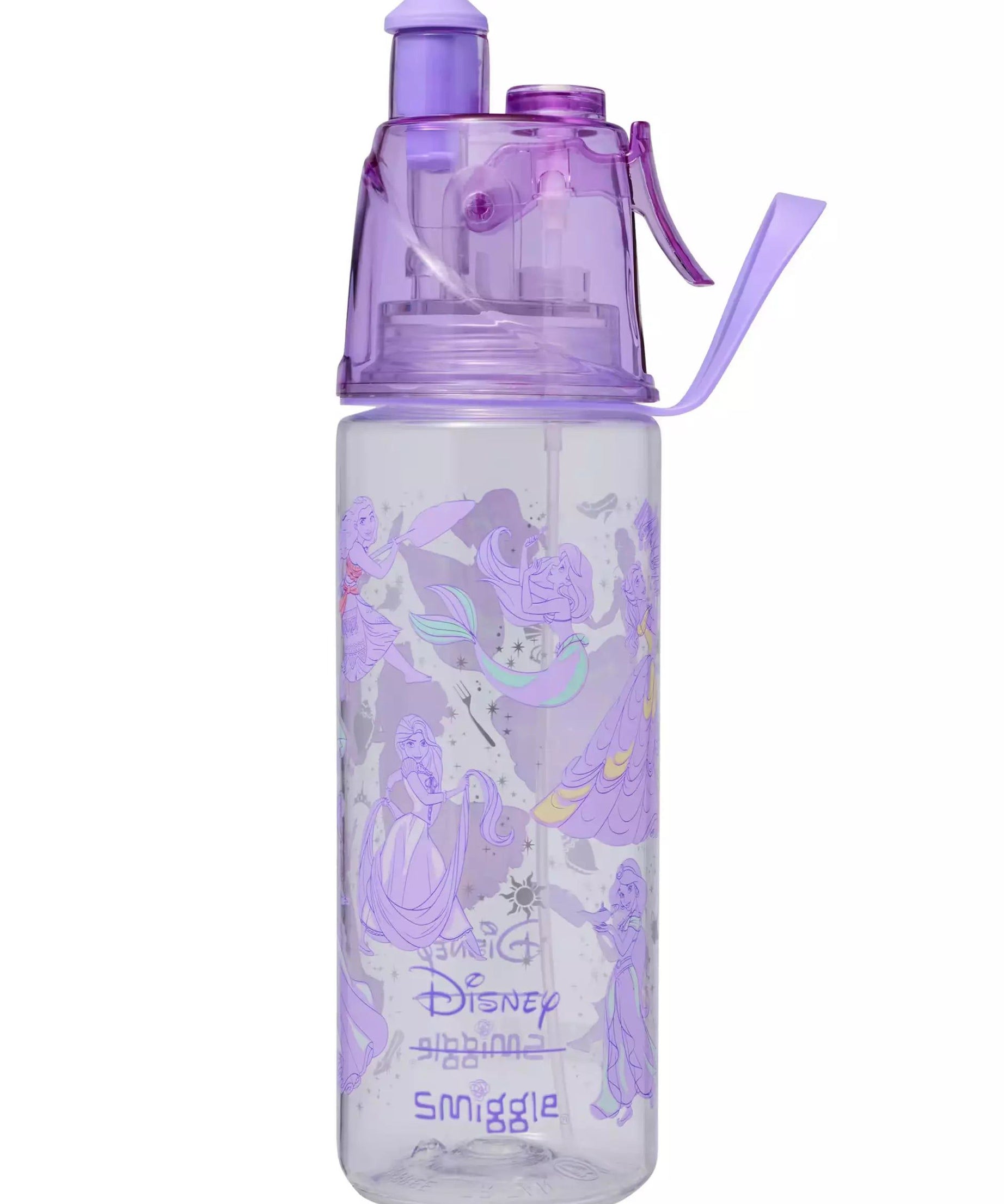 Smiggle - Disney Prenses Su Püskürtmeli 560ML BPAsız Suluk-Dinossi
