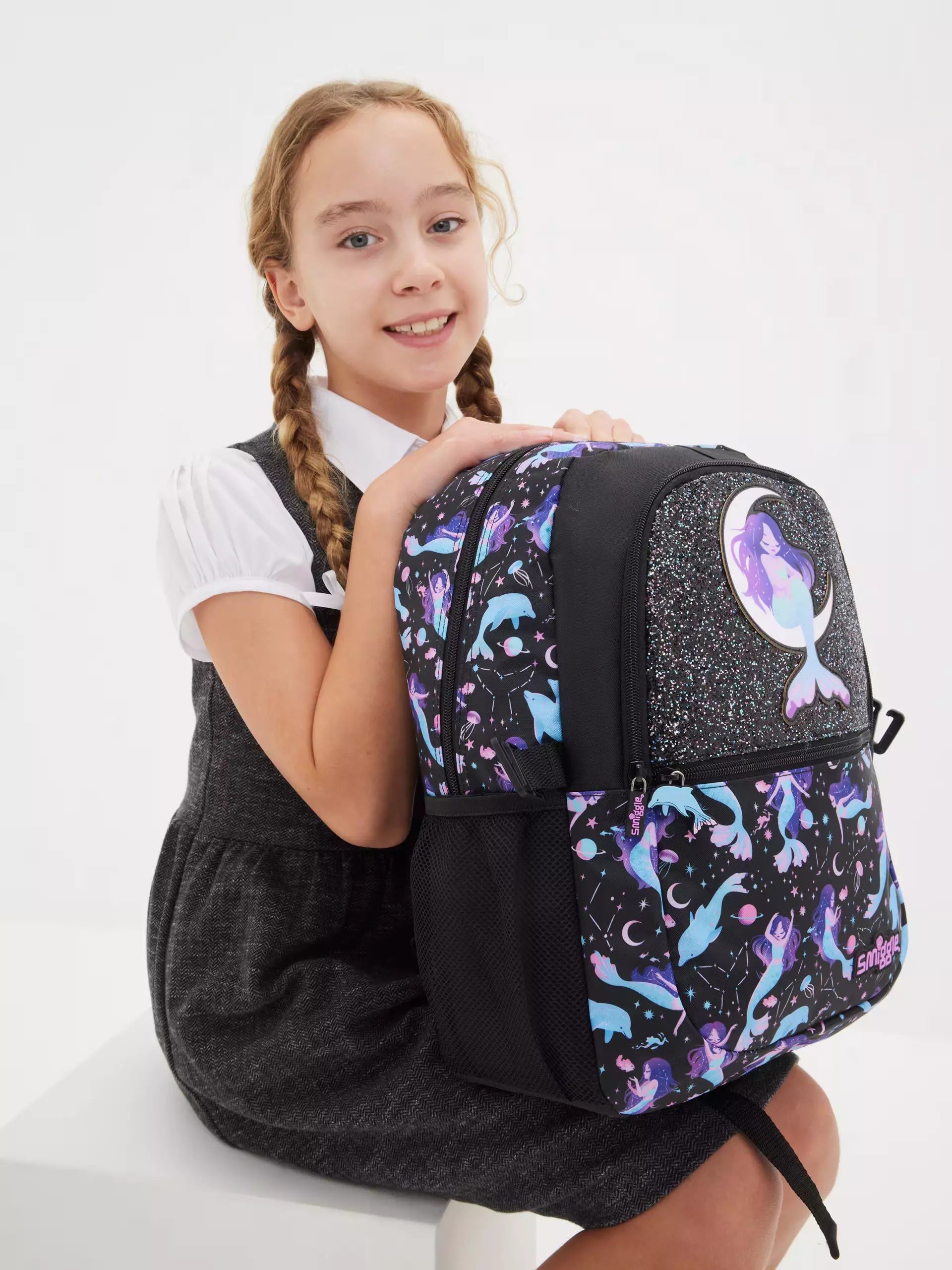 Smiggle – Limitless Klasik Okul Sırt Çantası-Dinossi