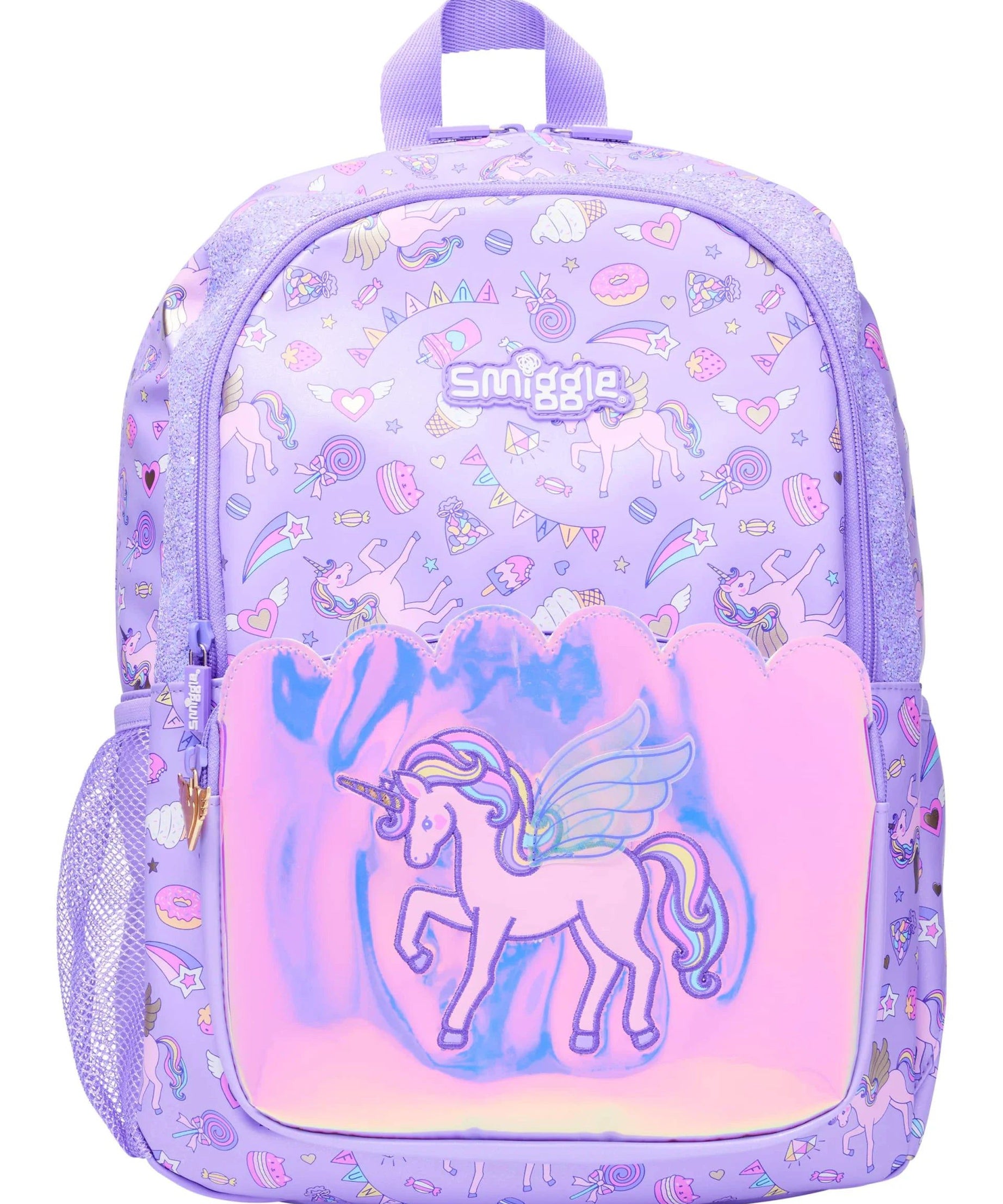 Smiggle - Fun Fair Klasik Okul Sırt Çantası-Dinossi