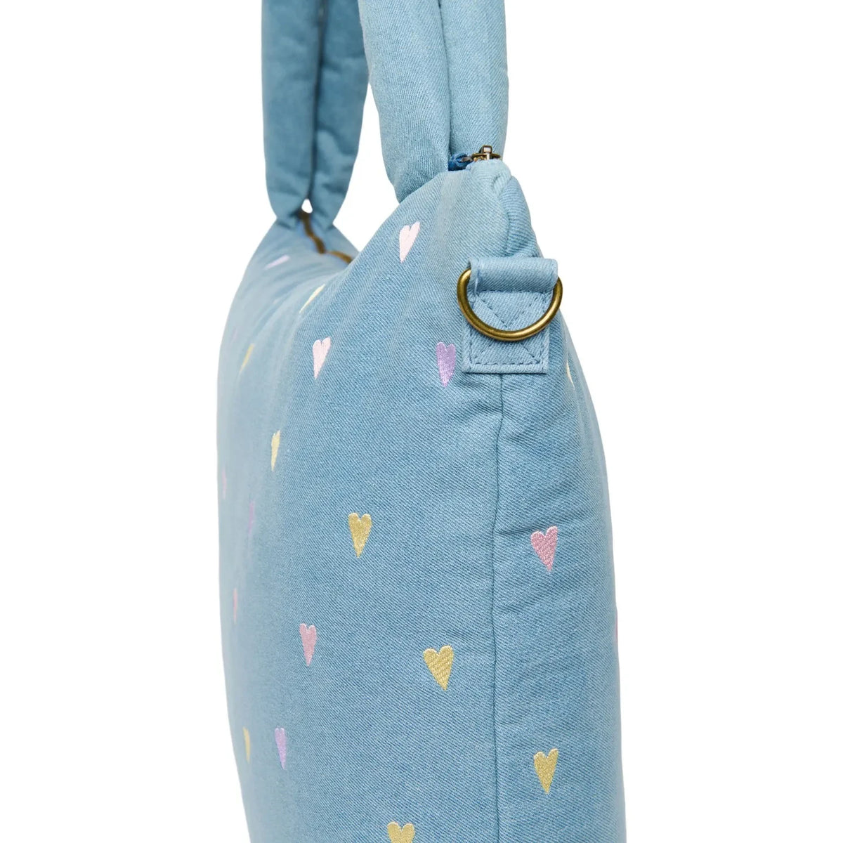 Studio Noos - Hearts Denim Baby Diaper Bag