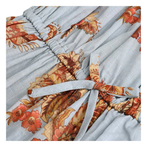 Zimmermann - Organic cotton ruffled dress | Orange