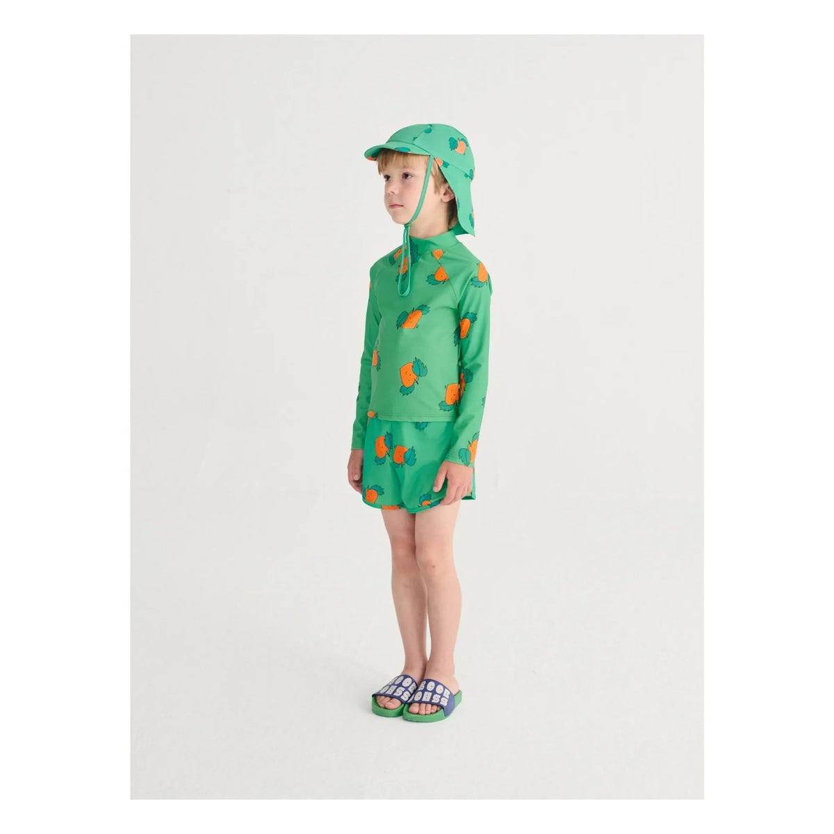 Bobo Choses - Orange Bath Cap | Green