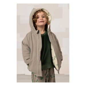 Studio Bohème - Frio Shamrock Cord Velvet Coat Recycled Fiber | Gray