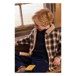 Bonton - Piloti Checkered Jacket | White