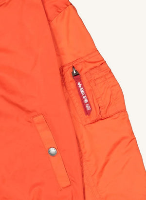 Alpha Indutries - MA-1 TT Lightweight Bomber Jacket | Orange