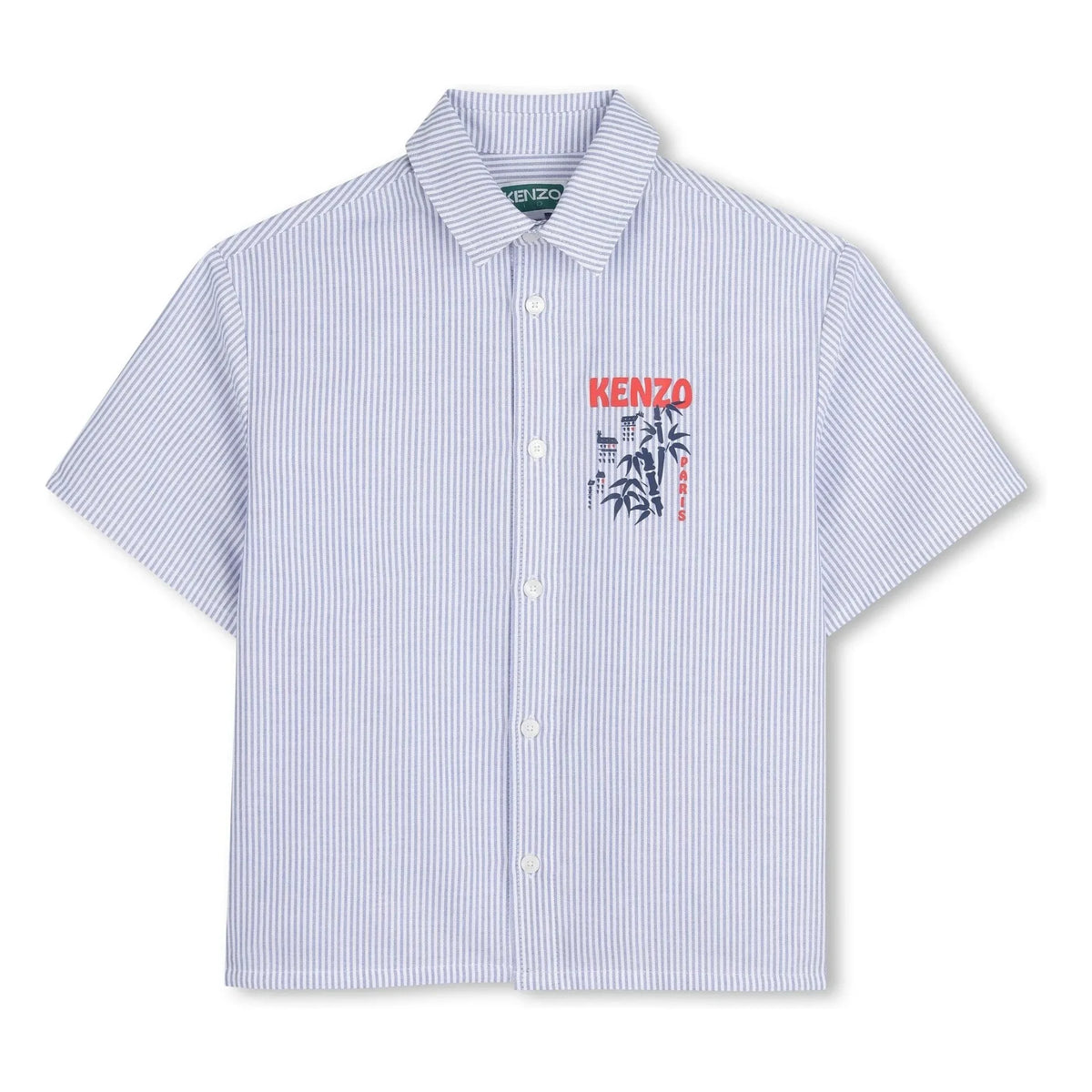 Kenzo - Kenzo Garden Striped Oxford Shirt | Light Blue