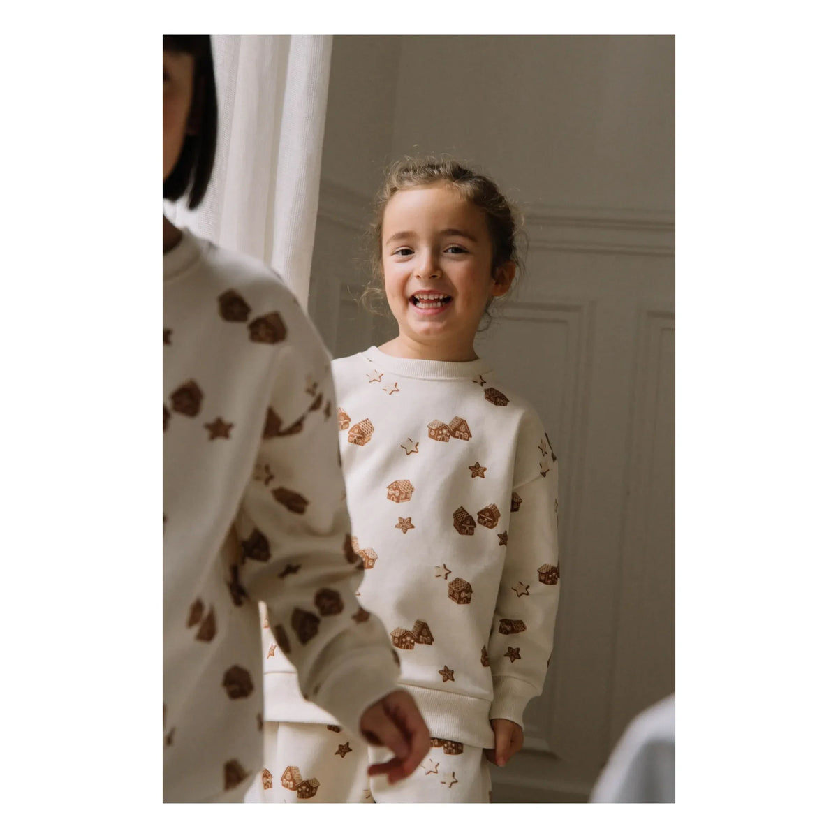 Studio Bohème - Noel Bear Sweatshirt Organic Cotton | Ecru