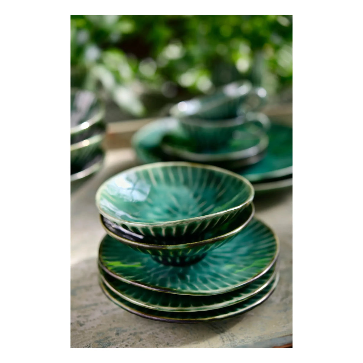 Serax - Verde Lanza plates, Pascale Naessens - Set of 2 | Green
