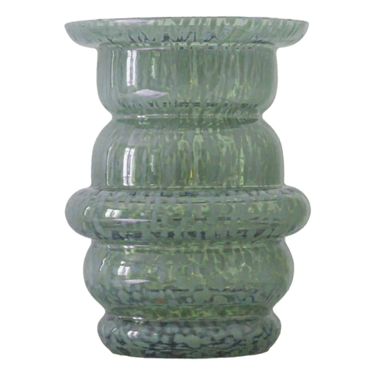 Cosin - Dome Dotted Glass Vase | Green