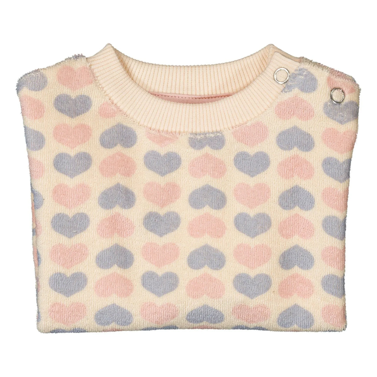 Louis Louise - Jimmy Hearts Terry Sweatshirt | Soluk Pembe