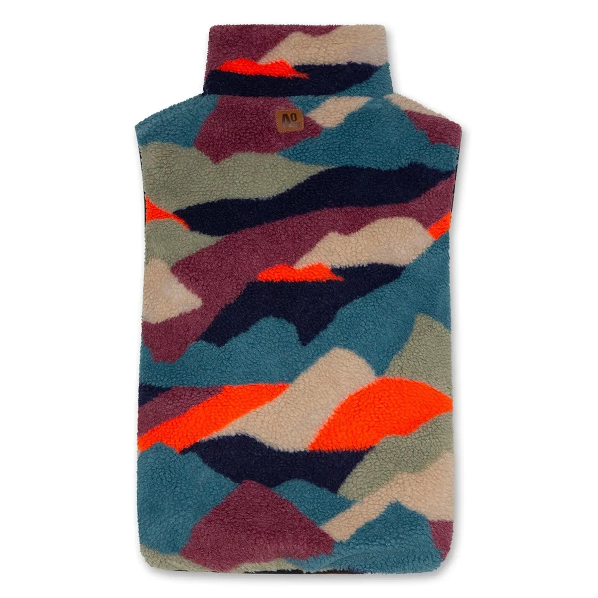 AO76 - Teddy Reversible Sleeveless Jacket | Blue