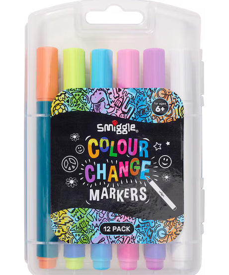 Smiggle - 12-Pack Colour Changing Markers