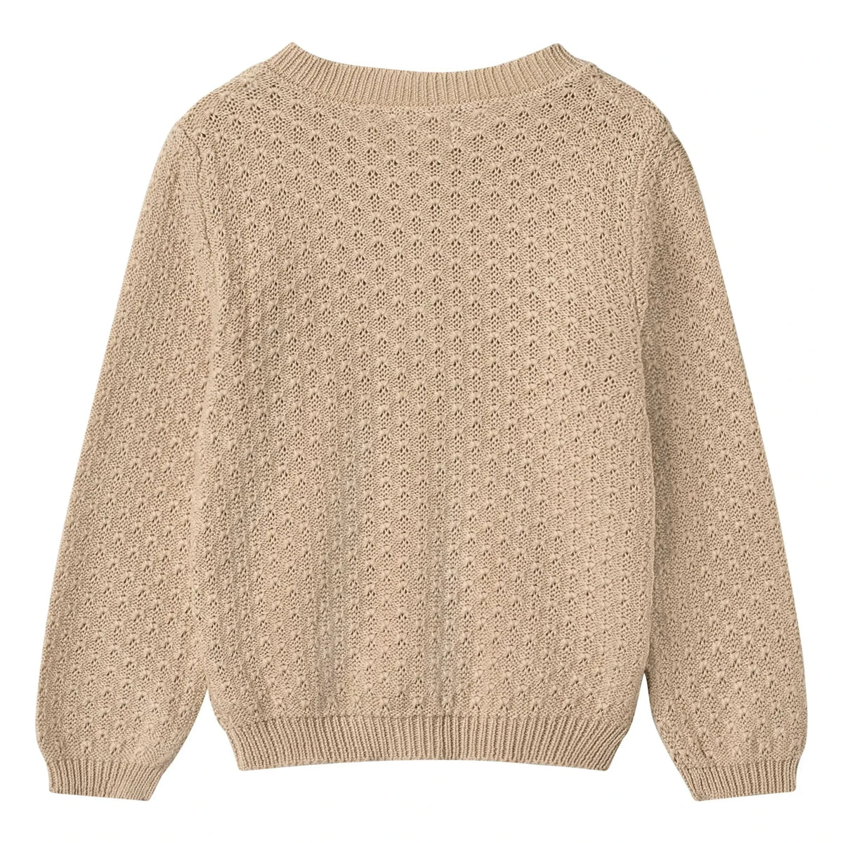 Wheat - Magnella Organic Cotton Cardigan | Ecru