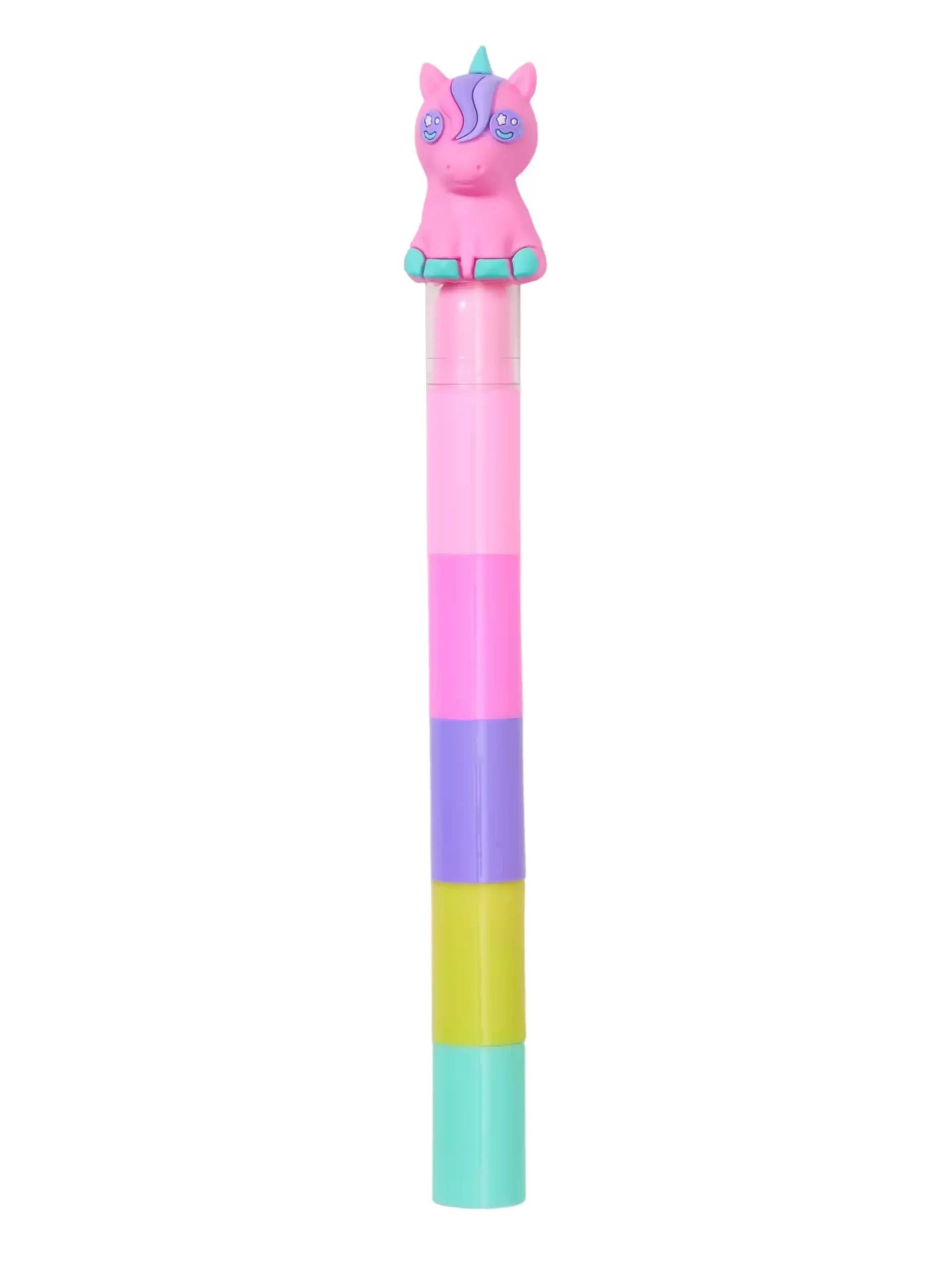 Smiggle - Stack Highlighter Kokulu Fosforlu İşaretleyici Kalemler-Dinossi