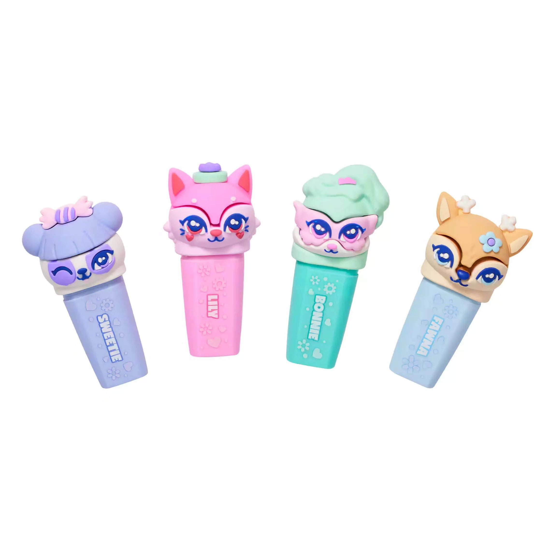 Smiggle - Besties Fosforlu Highlighter Kalem Paketi X4-Dinossi