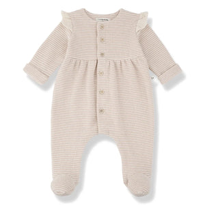 1+ in the family - Orleans Snap Bodysuit, Closed Legs | Nude