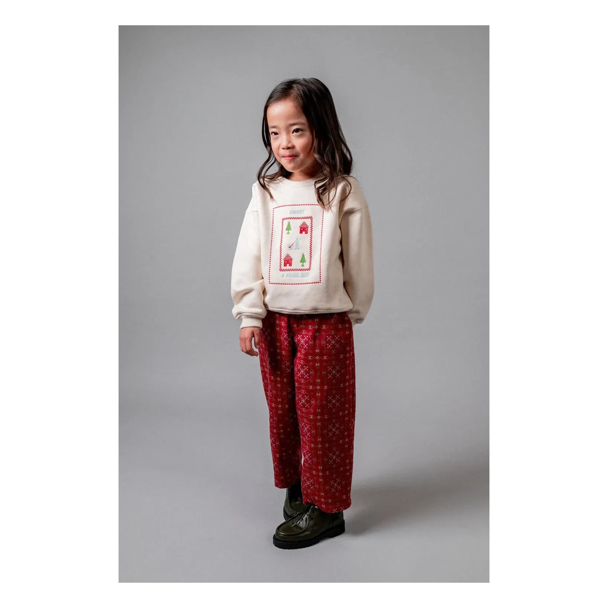 birinit - Magic Day organic cotton sweatshirt | Ivory