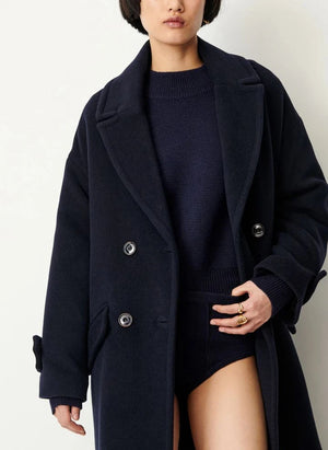 Sessùn - Mia Wool Coat | Navy