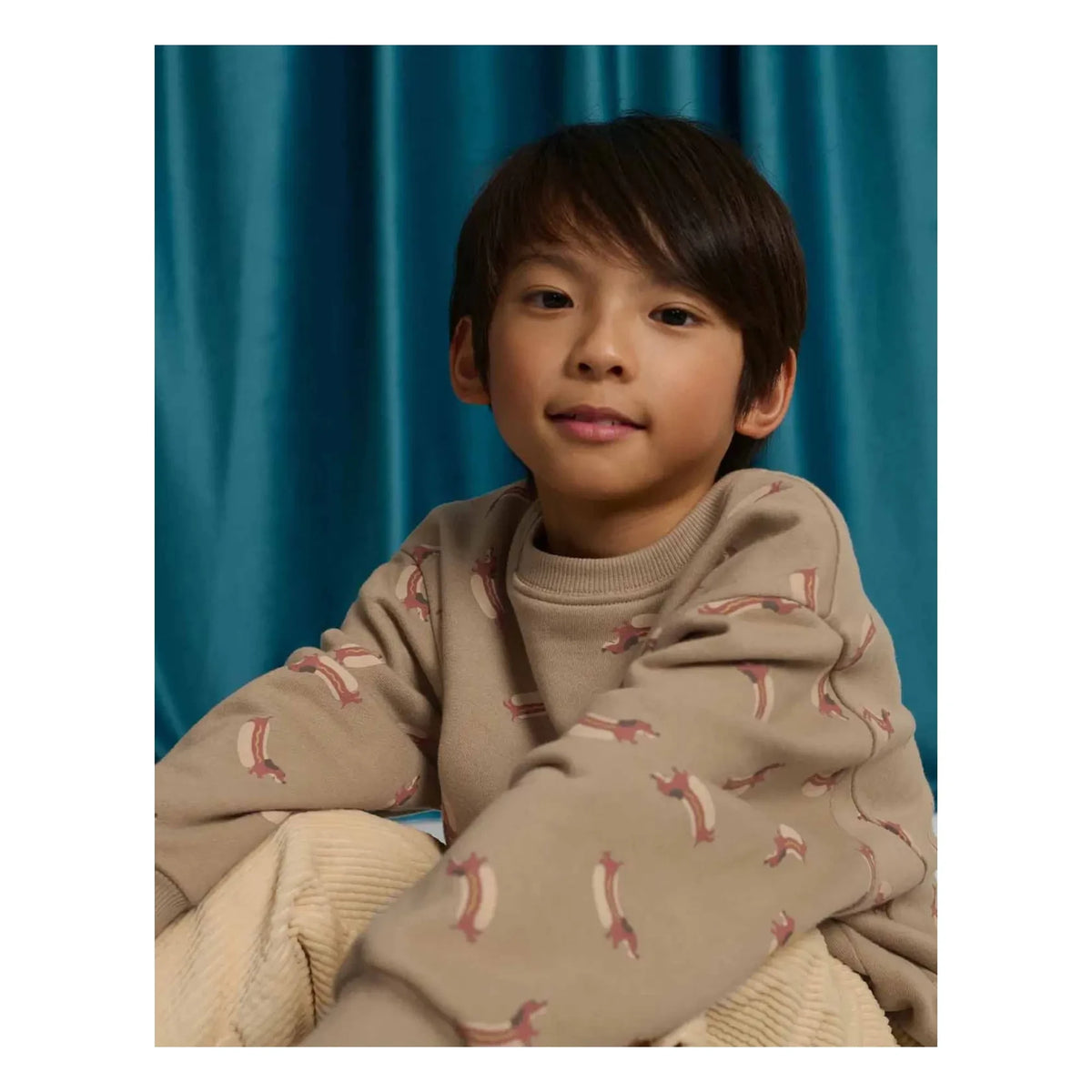 Gingersnaps - Renzo Hot Dog sweatshirt | Beige