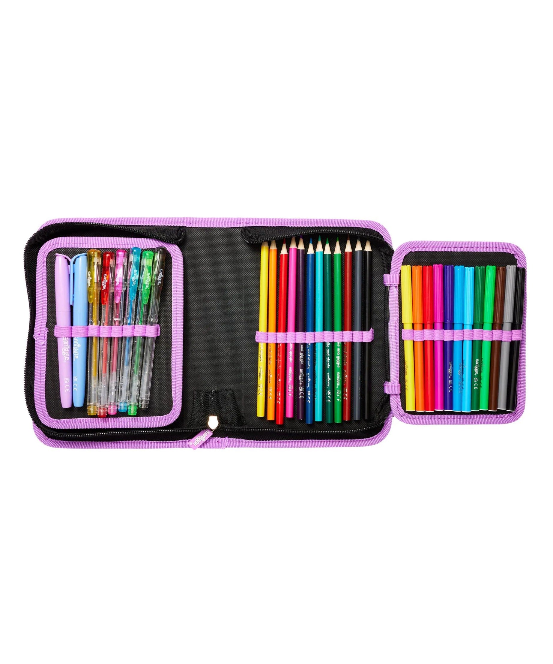 Smiggle - Wild Side Unicorn Kalem Kutusu ve Kırtasiye Seti-Dinossi